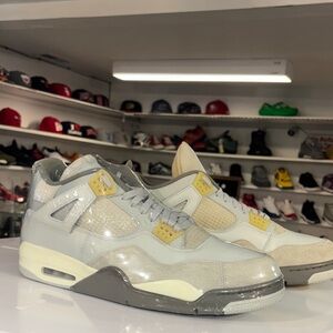 Jordan Athletic Shoes in Gray and Yellow